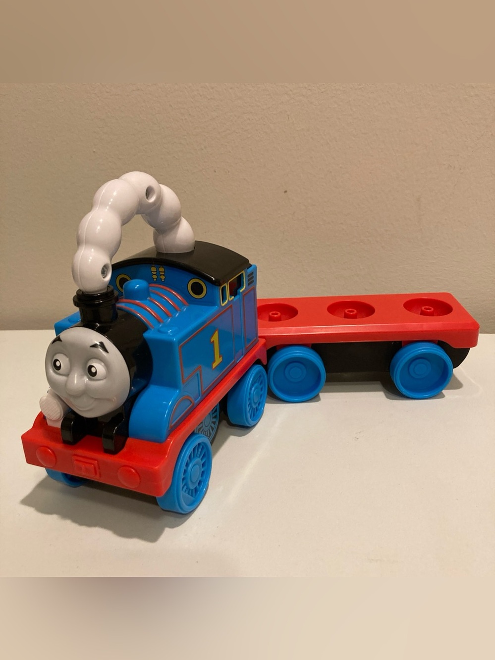 Thomas & Friends My First Thomas Push Along Train Engine & Cargo Car By Mattel